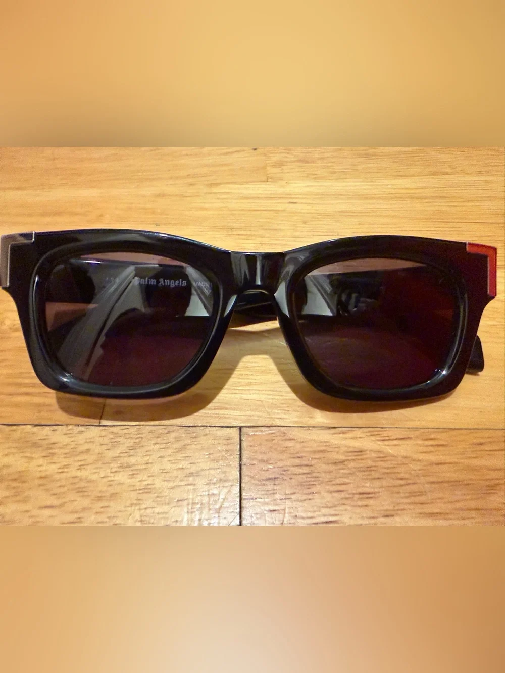 Palm Angels Westport 49MM Black Rectangular Sunglasses Unisex